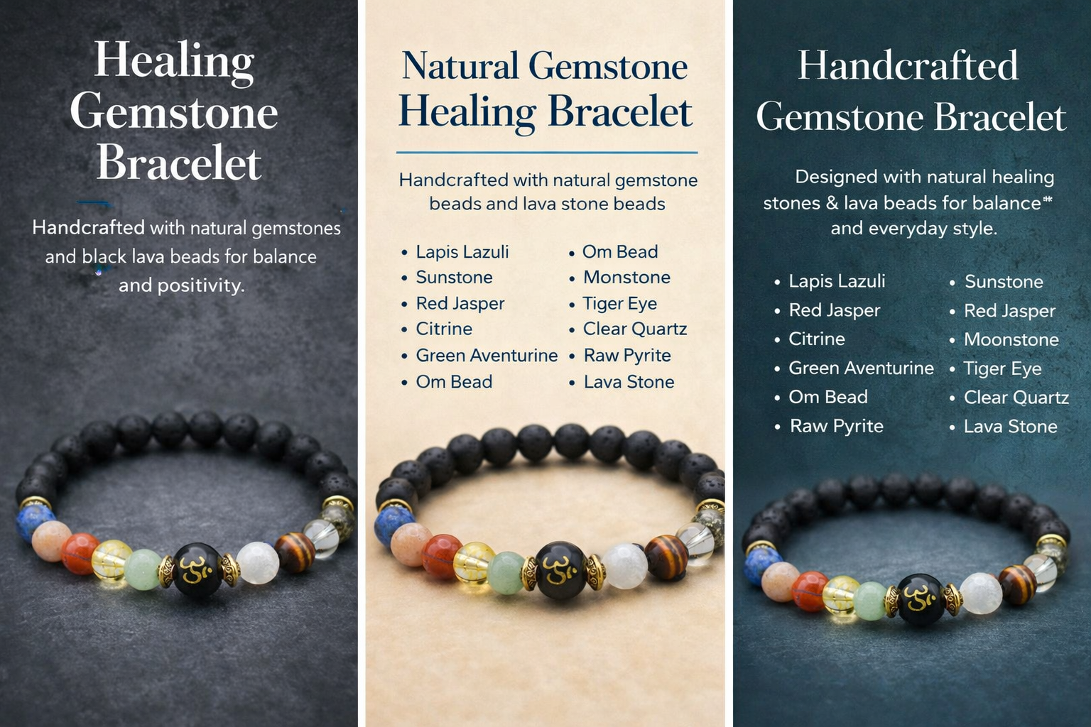 Navgraha Shanti Bracelet – 9 Planet Healing Bracelet by Evoluna