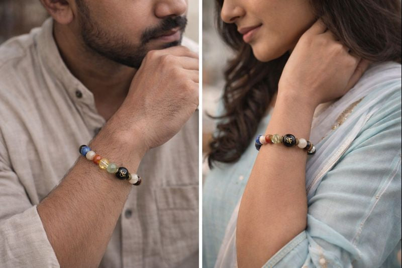 Navgraha Shanti Bracelet – 9 Planet Healing Bracelet by Evoluna