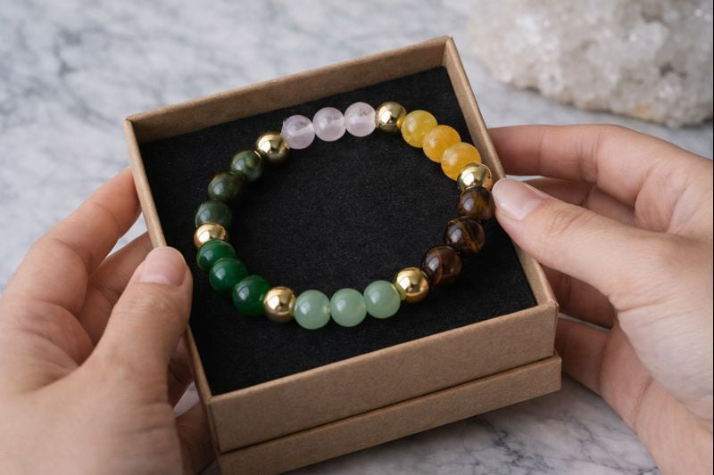 Dhan Yog Bracelet with FREE Raw Selenite Plate