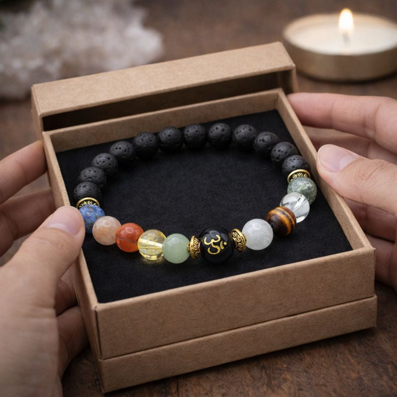 Navgraha Shanti Bracelet – 9 Planet Healing Bracelet by Evoluna