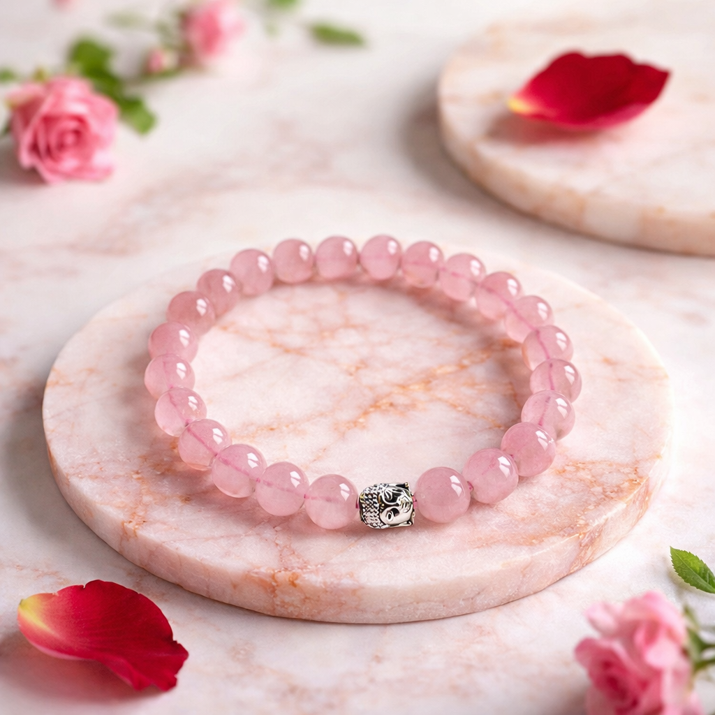 Love Attraction Bracelet (Original Rose Quartz)