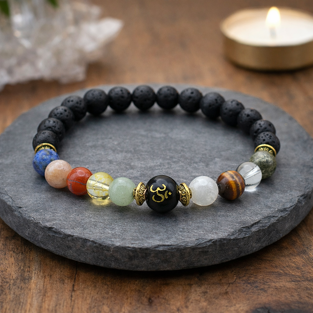 Navgraha Shanti Bracelet – 9 Planet Healing Bracelet by Evoluna